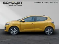 Neu Dacia Sandero Expression 120 PS (88 kW) 2026 Gelb Limousine