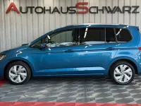 Gebraucht VW Touran Sound 150 PS (110 kW) 2017 Caribbean blue metallic Van / Kleinbus
