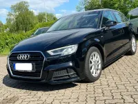 Używany Audi A3 S-Line 150 KM (110 kW) 2017 Czarny Sedan/Limuzyna