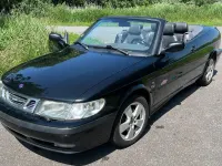 Używany Saab 9-3 Cabriolet 154 KM (113 kW) 2000 Czarny Kabriolet