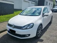 Gebraucht VW Golf VI Highline 140 PS (102 kW) 2010 Weiß Kleinwagen