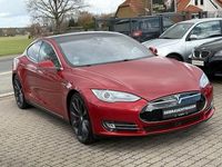 Gebraucht Tesla Model S 514 kW (700 PS) 2015 Rot Kleinwagen