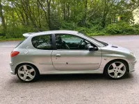 Gebraucht Peugeot 206 RC 177 PS (130 kW) 2003 Silber Kleinwagen