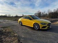 Gebraucht Mercedes CLA200 AMG line 163 PS (119 kW) 2021 Gelb Limousine