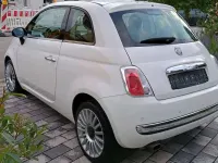 Gebraucht Fiat 500 Lounge 69 PS (50 kW) 2011 Weiß Limousine