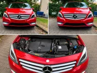 Gebraucht Mercedes B220 170 PS (125 kW) 2014 Rot Kleinwagen