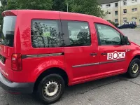 Gebraucht VW Caddy 75 PS (55 kW) 2015 Rot Van / Kleinbus