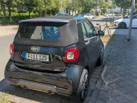 Używany Smart ForTwo Cabrio Brabus 109 KM (80 kW) 2016 Czarny Kabriolet