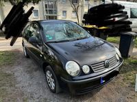 gebraucht VW Polo VW1,2 12V 64PS Bj. 2003 Schwarz voll fahrbereit!