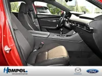 Gebraucht Mazda 3 Selection 122 PS (89 kW) 2019 Rot / soul red crystal (metallic) Limousine