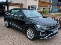 Gebraucht VW T-Roc Cabriolet 110 PS (80 kW) 2024 Schwarz Cabrio