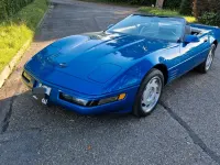 Gebraucht Corvette C4 305 PS (224 kW) 1992 Blau Cabrio
