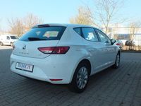 Usata Seat Leon Style 110 CV (80 kW) 2014 Bianco Berlina