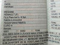 Gebraucht Renault Mégane Cabriolet 116 PS (85 kW) 2006 Grau Cabrio