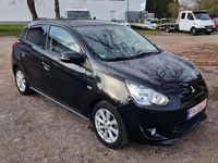 Second-hand Mitsubishi Space Star Top 80 CP (58 kW) 2014 Negru Hatchback