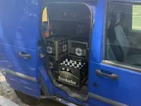 Gebraucht Ford Tourneo Connect 75 PS (55 kW) 2011 Blau Van / Kleinbus