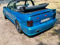 Gebraucht Ford Escort Cabriolet 102 PS (75 kW) 1989 Blau Cabrio