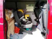 Używany VW Transporter 102 KM (75 kW) 2012 Czerwony Van
