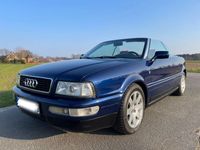 gebraucht Audi 80 Cabrio 1.8 125 PS blau