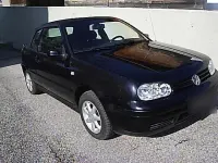 Gebraucht VW Golf Cabriolet Trendline 90 PS (66 kW) 2001 Schwarz Cabrio