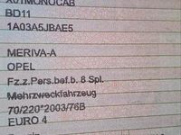 Gebraucht Opel Meriva 105 PS (77 kW) 2007 Silber Van / Kleinbus