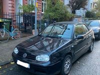 Gebraucht VW Golf Cabriolet Conceptline 116 PS (85 kW) 1999 Schwarz Cabrio
