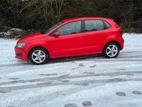 Gebraucht VW Polo Comfortline 69 PS (50 kW) 2009 Rot Kleinwagen