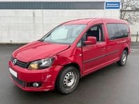 Gebraucht VW Caddy Maxi 102 PS (75 kW) 2011 Rot Van / Kleinbus
