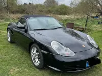 Gebraucht Porsche Boxster 228 PS (167 kW) 2003 Schwarz Cabrio