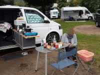 Gebraucht VW Multivan Startline 140 PS (102 kW) 2015 Weiß Van / Kleinbus