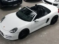 Gebraucht Porsche Boxster 265 PS (194 kW) 2014 Weiß Cabrio