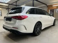 Gebraucht Mercedes C220 AMG line 200 PS (147 kW) 2021 Weiß Limousine