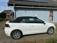Gebraucht VW Golf Cabriolet 105 PS (77 kW) 2012 Weiß Cabrio