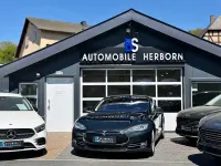 Usado Tesla Model S 284 kW (387 CV) 2015 Verde Utilitario