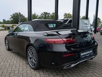 Gebraucht Mercedes E200 AMG line 197 PS (144 kW) 2023 Metalliclack obsidianschwarz Cabrio