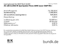 gebraucht BMW X3 xDrive30d M Sportpaket Pano AHK Laser DAP PA+