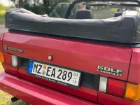 Gebraucht VW Golf Cabriolet Karmann 90 PS (66 kW) 1992 Rot Cabrio