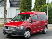 Gebraucht VW Caddy Trendline 102 PS (75 kW) 2018 Rot Van / Kleinbus