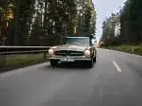 Gebraucht Mercedes SL280 170 PS (125 kW) 1969 Gold Cabrio