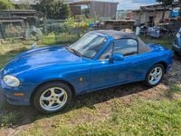 Gebraucht Mazda MX5 110 PS (80 kW) 2003 Blau Cabrio