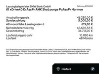 Gebraucht BMW iX Sport Line 239 kW (326 PS) 2023 Black sapphire (schwarz) SUV