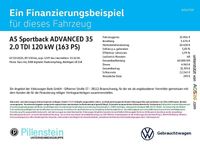 Gebraucht Audi A5 Sportback Advanced Plus 163 PS (119 kW) 2023 Blau Kleinwagen