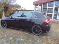 Gebraucht Mercedes A200 AMG line 163 PS (119 kW) 2018 Nachtschwarz  unilack Kleinwagen