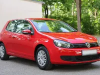 Brugt VW Golf VI 80 HK (58 kW) 2009 Rød Hatchback