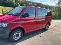 Gebraucht VW Transporter 114 PS (83 kW) 2014 Rot Van