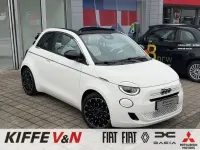 Neu Fiat 500C La Prima 65 PS (47 kW) 2026 Ice weiß Cabrio
