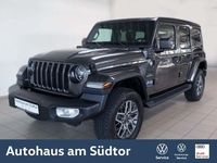 Gebraucht Jeep Wrangler Sahara 272 PS (200 kW) 2022 Granite crystal metallic clear coat (metallic) SUV