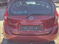 Second-hand Nissan Note Acenta 98 CP (72 kW) 2014 Roșu Hatchback