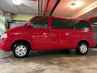 gebraucht VW Caravelle t42,5 tdi rot Bus Klima 7sitzer webasto Leder beige