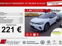 Gebraucht VW ID.4 150 kW (204 PS) 2020 Gletscherweiß metallic schwarz (metallic) SUV
